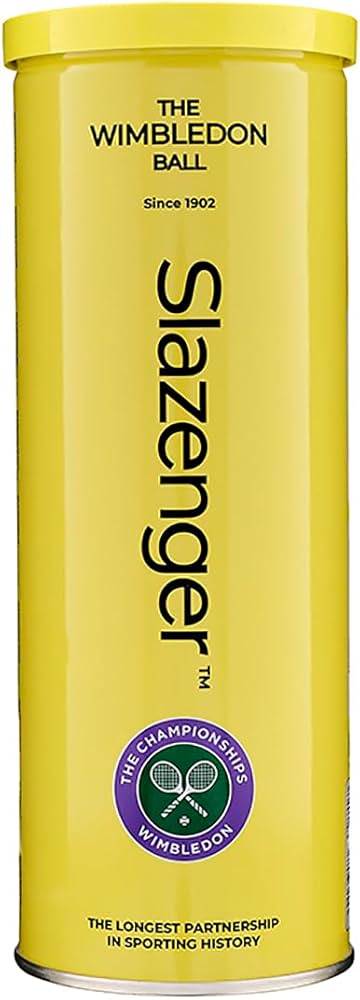 Amazon | Slazenger 公式ウィンブルドンテニスボール ITF承認 メタル缶